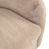 Lounge stoel Colmar khaki fluffy swivel van Richmond Interiors – Luxe comfort op maat van PureWonen. Vraag naar de beste prijs.