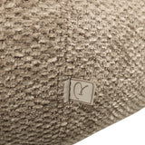 Eetkamerstoel Kayla mocca boldweave swivel