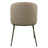 Eetkamerstoel Elvi mocca chunky fire retardant (Set of 2)