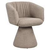 Eetkamerstoel Madeline mocca chunky swivel