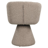 Eetkamerstoel Madeline mocca chunky swivel