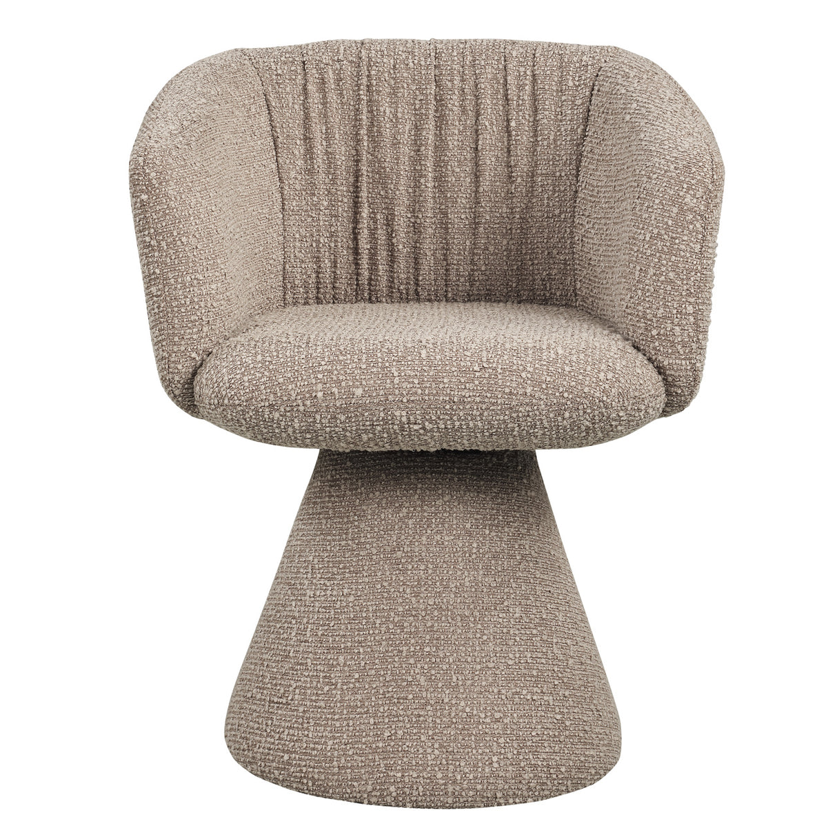 Eetkamerstoel Madeline mocca chunky swivel