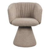 Eetkamerstoel Madeline mocca chunky swivel