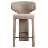 Counterstoel Viola mocca chunky