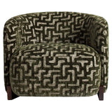 Lounge stoel Hannah moss labyrinth fire retardant