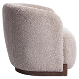 Lounge stoel Hannah mocca chunky fire retardant
