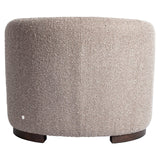 Lounge stoel Hannah mocca chunky fire retardant