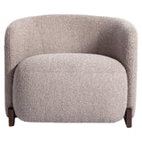Lounge stoel Hannah mocca chunky fire retardant
