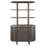 Wandkast Langford brown