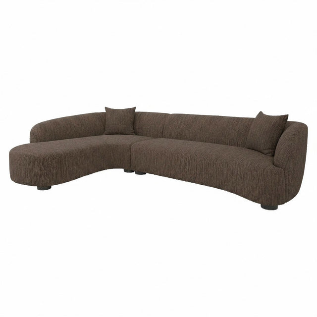 Bank Pandora brown chunky lounge left van Richmond Interiors – Luxe comfort op maat van PureWonen. Vraag naar de beste prijs.