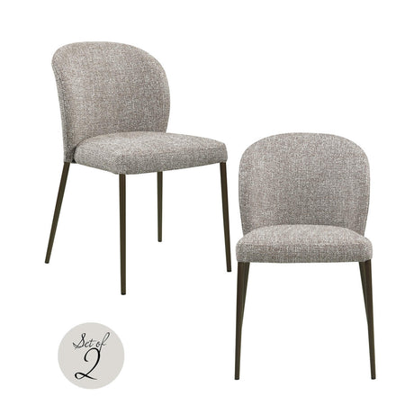 Eetkamerstoel Stacker  earth tweed fire retardant (Set of 2) van Richmond Interiors – Luxe comfort op maat van PureWonen. Vraag naar de beste prijs.