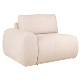 Bank Bolica cayenne ecru 1 seat arm left