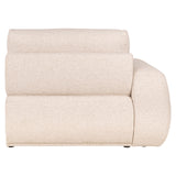 Bank Bolica cayenne ecru 1 seat arm left