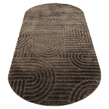 Vloerkleed Liff dark brown 200x350