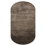 Vloerkleed Liff dark brown 200x350