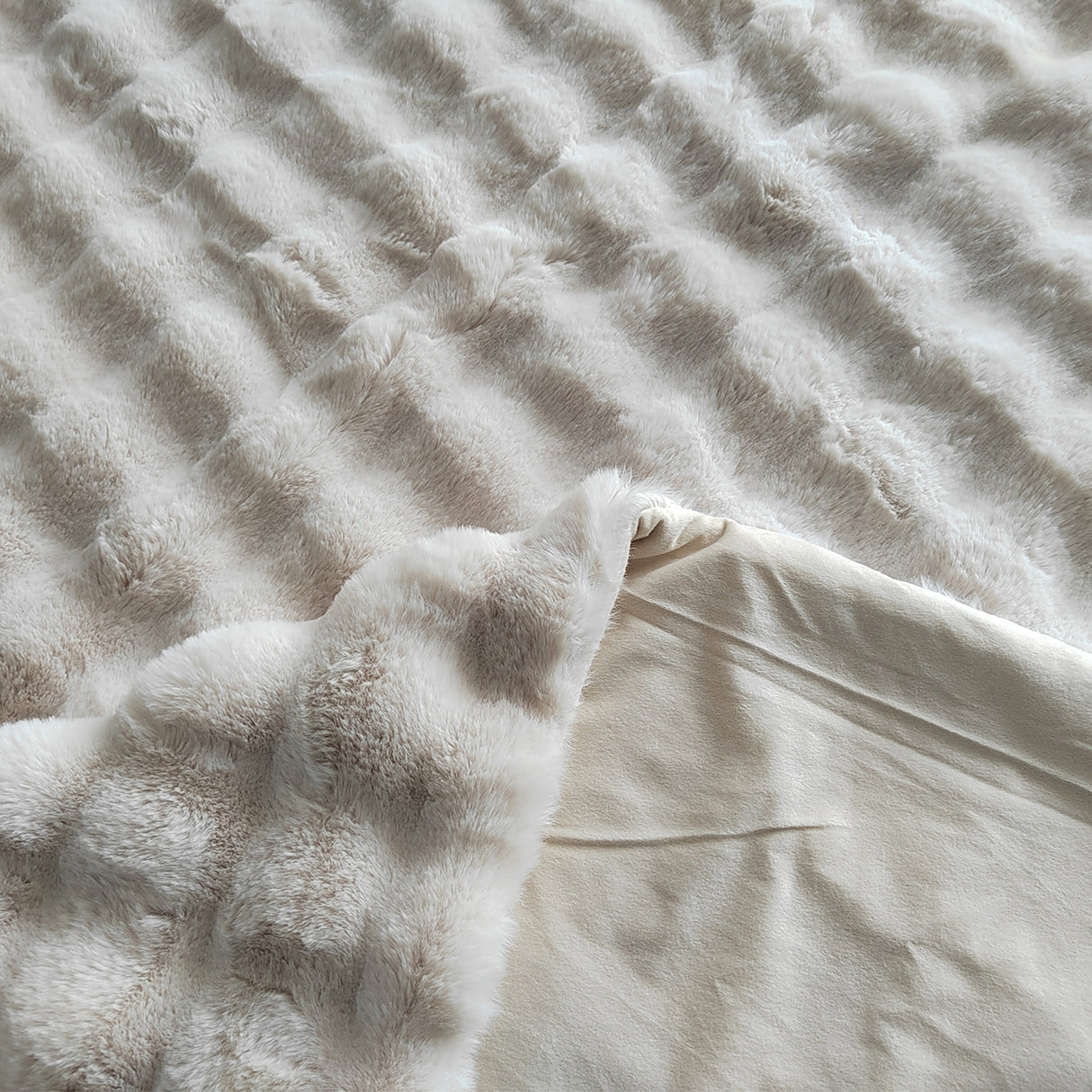 Plaid Cosy Fluff cream 150x200