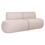 Eetkamer bank Sorrobon cayenne brown straight (Set of 2)