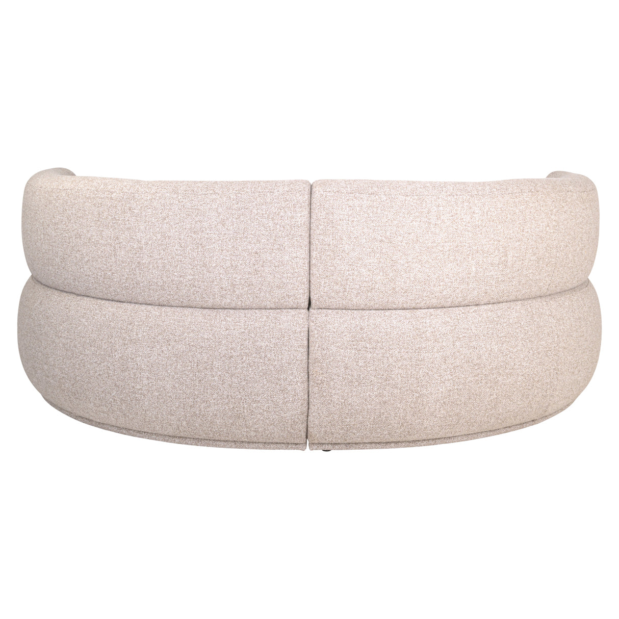 Eetkamer bank Sorrobon cayenne brown round (Set of 2)