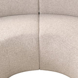 Eetkamer bank Sorrobon cayenne brown round (Set of 2)
