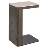 Bankbijzettafel Nando brown