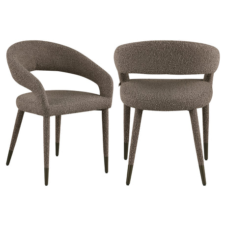 Eetkamerstoel Gia brown chunky van Richmond Interiors – Luxe comfort op maat van PureWonen. Vraag naar de beste prijs.