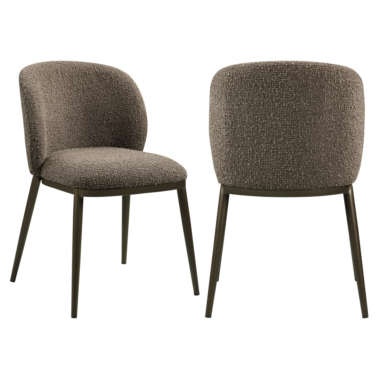 Eetkamerstoel Gandy brown chunky