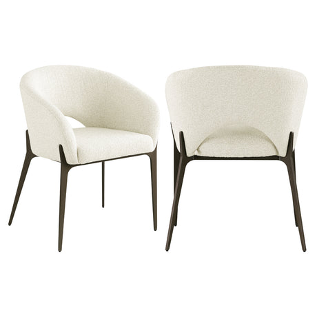 Eetkamerstoel Kenzi biscotti van Richmond Interiors – Luxe comfort op maat van PureWonen. Vraag naar de beste prijs.