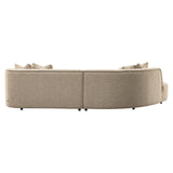 Bank Romero sand tweed ottoman left fire retardant van Richmond Interiors – Luxe comfort op maat van PureWonen. Vraag naar de beste prijs.