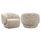 Lounge stoel Milano beige tiger