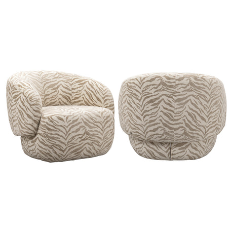 Lounge stoel Milano beige tiger van Richmond Interiors – Luxe comfort op maat van PureWonen. Vraag naar de beste prijs.