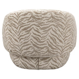 Lounge stoel Milano beige tiger