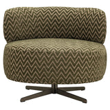 Lounge stoel Lauren moss chevron