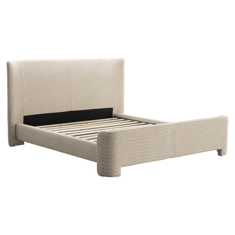 Bed Divana beige chevron 160x200 van Richmond Interiors – Luxe comfort op maat van PureWonen. Vraag naar de beste prijs.