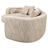 Bank Angusto natural softweave lounge left