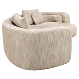 Bank Angusto natural softweave lounge right