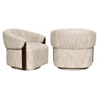 Lounge stoel Marina natural softweave swivel fire retardant van Richmond Interiors – Luxe comfort op maat van PureWonen. Vraag naar de beste prijs.