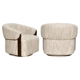 Lounge stoel Marina natural softweave swivel fire retardant van Richmond Interiors – Luxe comfort op maat van PureWonen. Vraag naar de beste prijs.