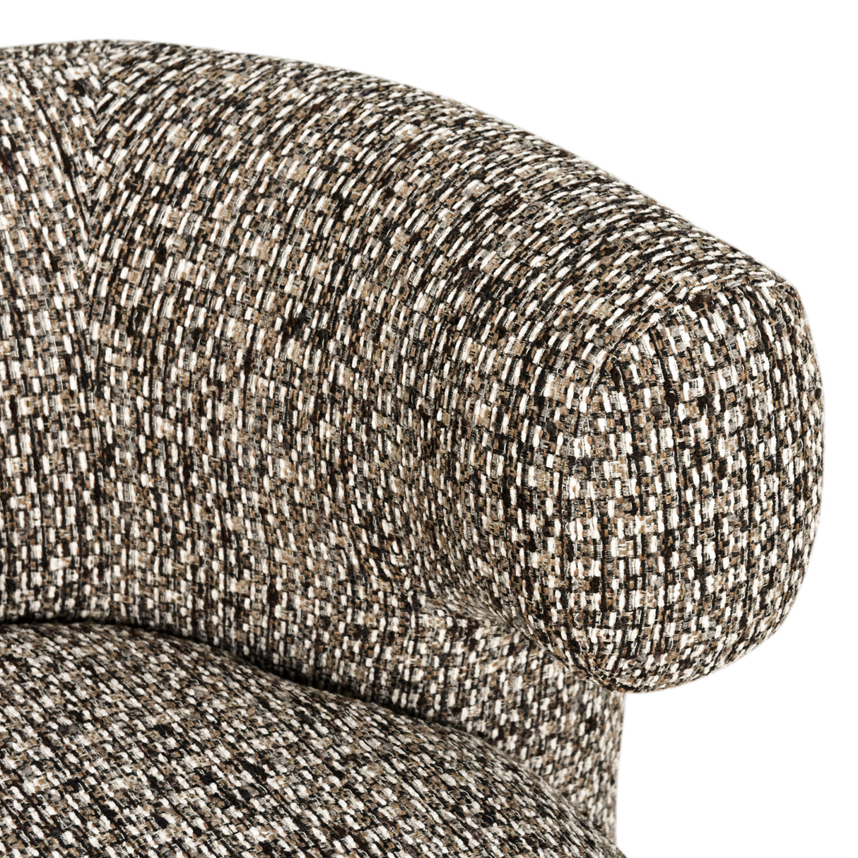 Lounge stoel Talley cobblestone swivel