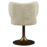 Eetkamerstoel Amely natural softweave swivel