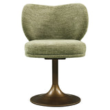 Eetkamerstoel Amely pistache softweave swivel