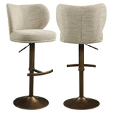 Barstoel Amely natural softweave swivel