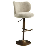 Barstoel Amely natural softweave swivel