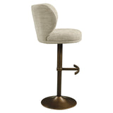 Barstoel Amely natural softweave swivel
