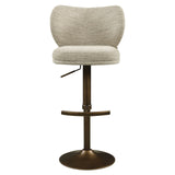 Barstoel Amely natural softweave swivel