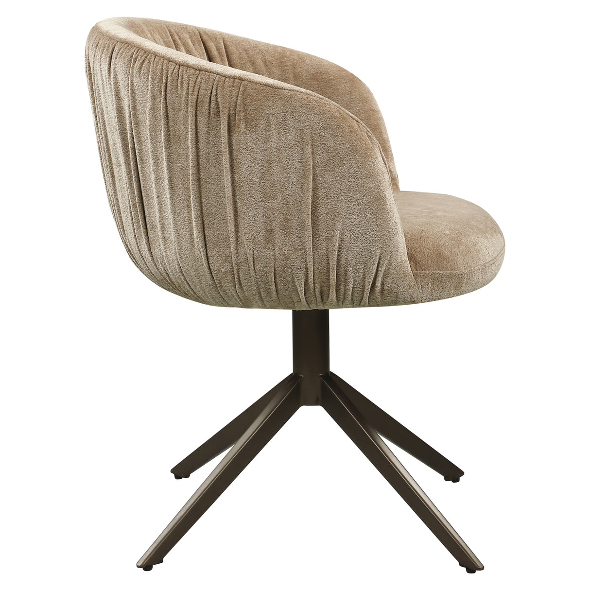 Eetkamerstoel Cassi sand soft swivel van Richmond Interiors – Luxe comfort op maat van PureWonen. Vraag naar de beste prijs.
