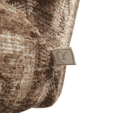 Eetkamerstoel Fiona brown labyrinth swivel