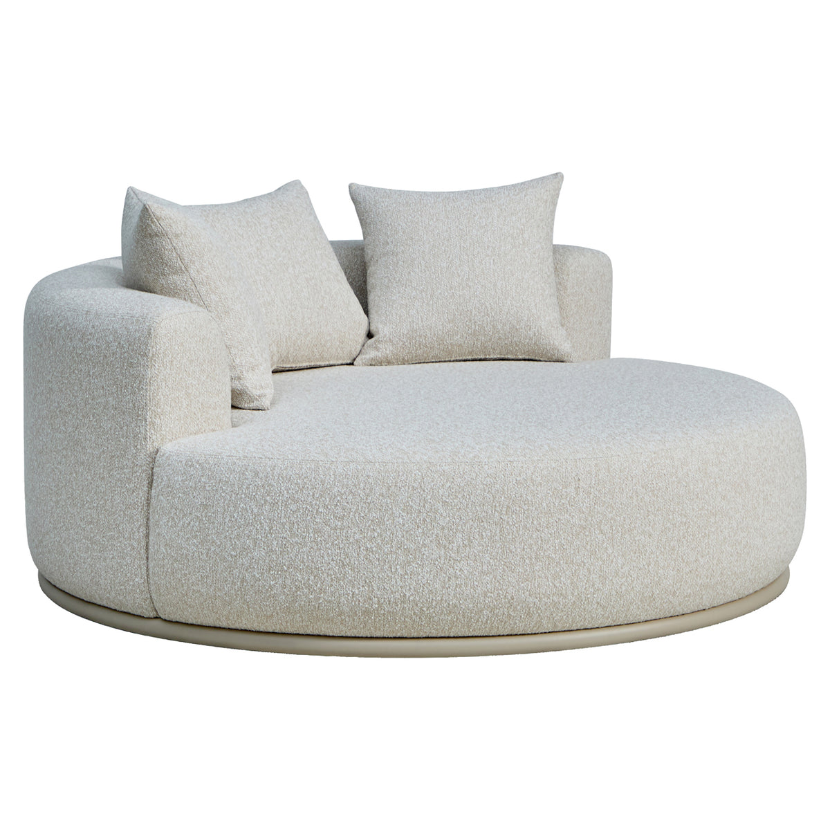 Outdoor dagbed Belucci ecru round