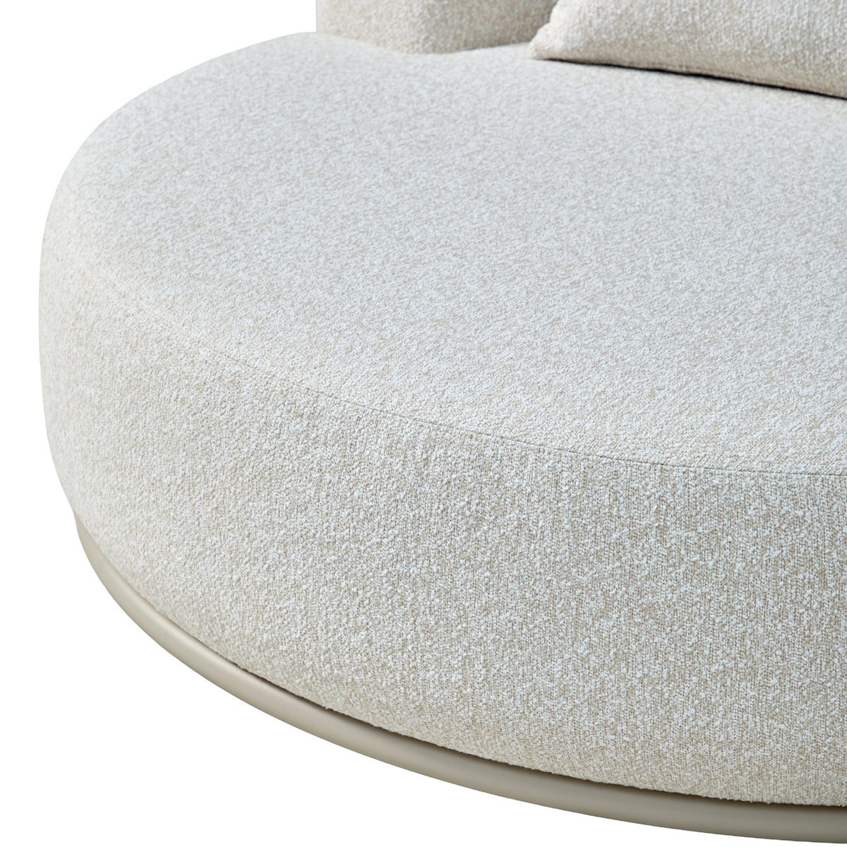 Outdoor dagbed Belucci ecru round