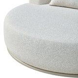 Outdoor dagbed Belucci ecru round