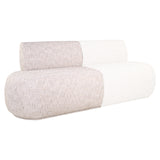Eetkamer bank Sorrobon trendy cream open end left straight